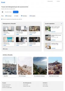 Intégration responsive de la page d’accueil Booki